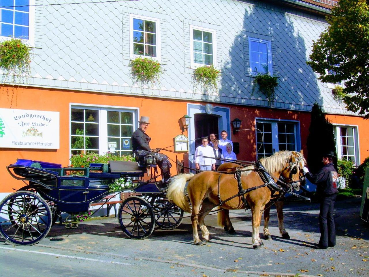 Landgasthof "Zur Linde" Dreba Extérieur photo